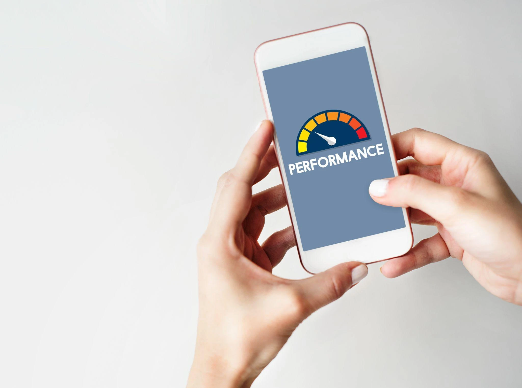 Mobiltelefon med ytelsesmåler for rask casinoutbetaling